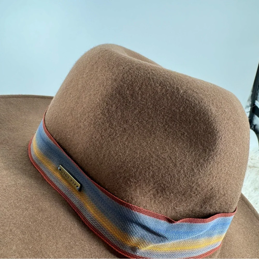 Gigi Pip Fedora Ribbon Style Hat Women’s Size S - Picture 2 of 6